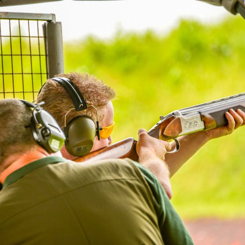 clay pigeon shooting